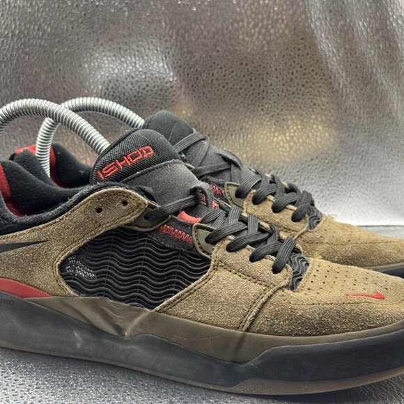 Size 7.5 - Nike SB Ishod Wair Light Olive‎ Skate Shoe DC7232-300 Mens main image 4